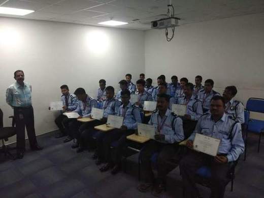 Certificate presentation after module assessment