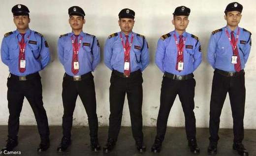 Guard detail on muster