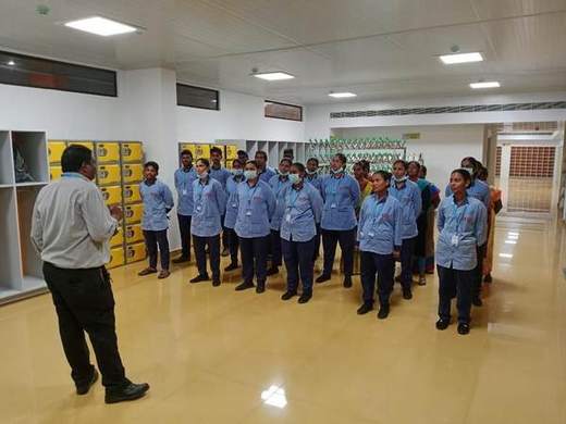 Guards at a client campus