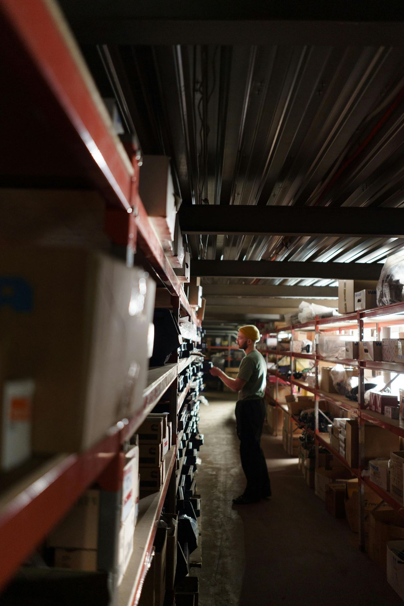 Facility management team in a warehouse